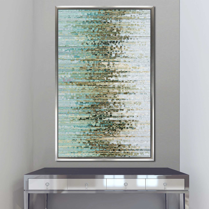 «Isaiah 53: 6 Gone Astray (Vertical)» par Mark Lawrence - impression, Cadre flottant argent, H 51,5 po x l 31,5 po x P 2 po