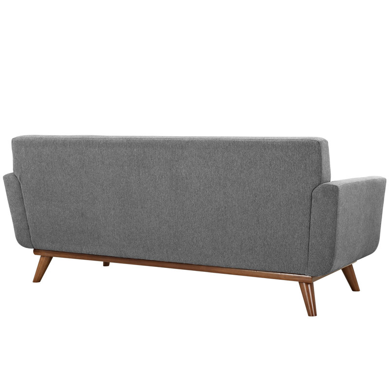 Modway Engage 3 Piece Living Room Set, Gray Performance Velvet