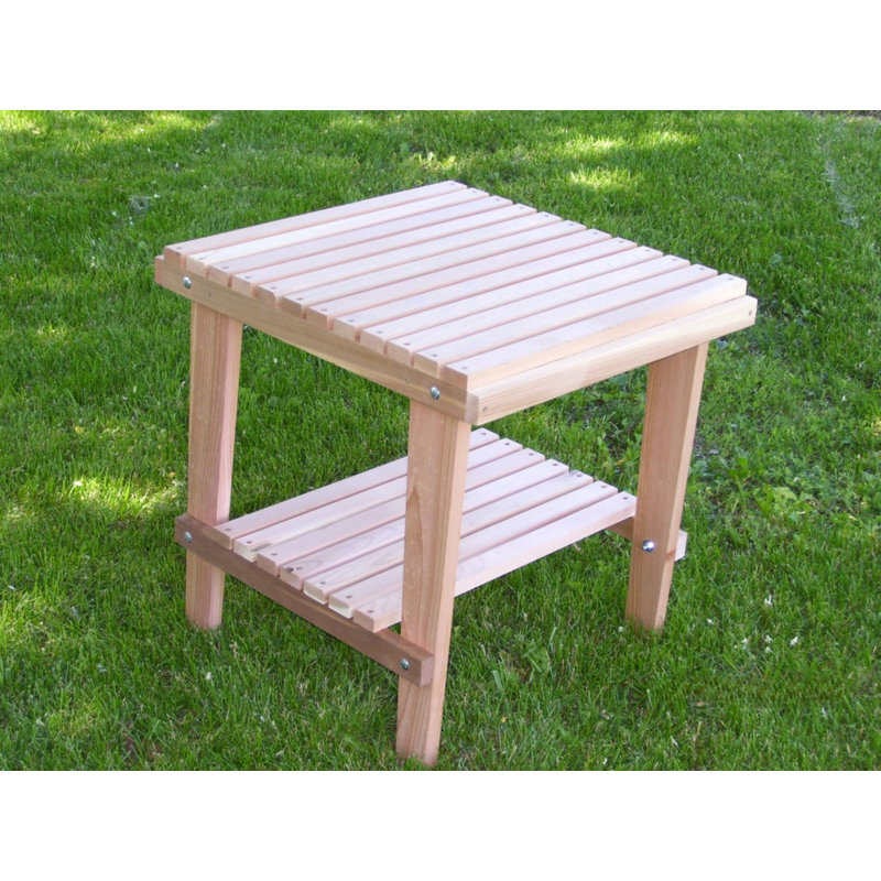 Aleeshia Cedar Coffee Table, Amish-made, 18" H x 35" W x 18" L, Natural Cedar