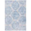 Tapis gris / bleu Jessa Ikat-2070886637
