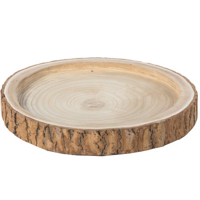 Millwood Pines Paull Wood Tray