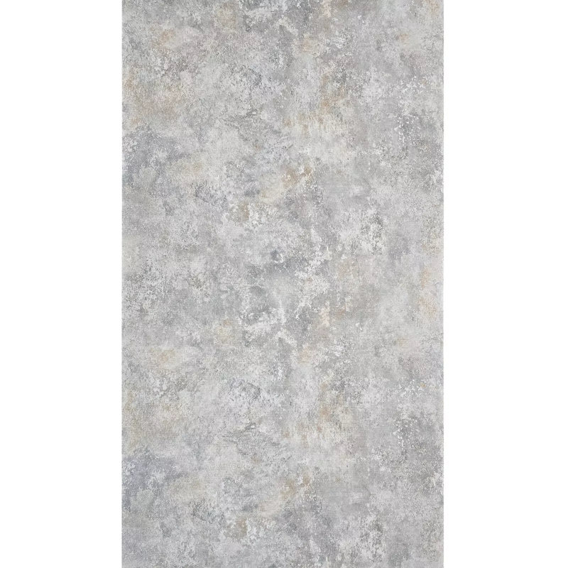 Papier peint gris imitation béton industriel