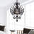 Modern Mini Crystal Chandelier, Small Hanging Light Fixture with 1 Light-2089424983