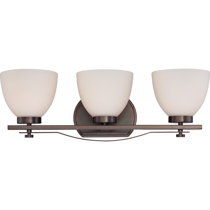 O'Shaughnessy 3 - Light Dimmable Vanity Light, Hazel Bronze