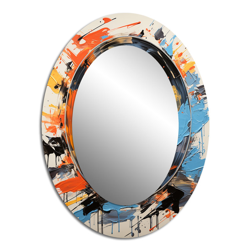 Loralee - Miroir en métal tendance, 40 po x 30 po