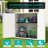 Outdoor 34.3"W x 36.2"H Plastic Vertical Storage Shed With One Shelf-55204847