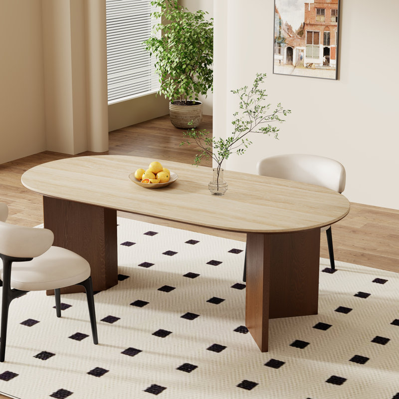 Table de salle à manger Modern, Beige/Brown