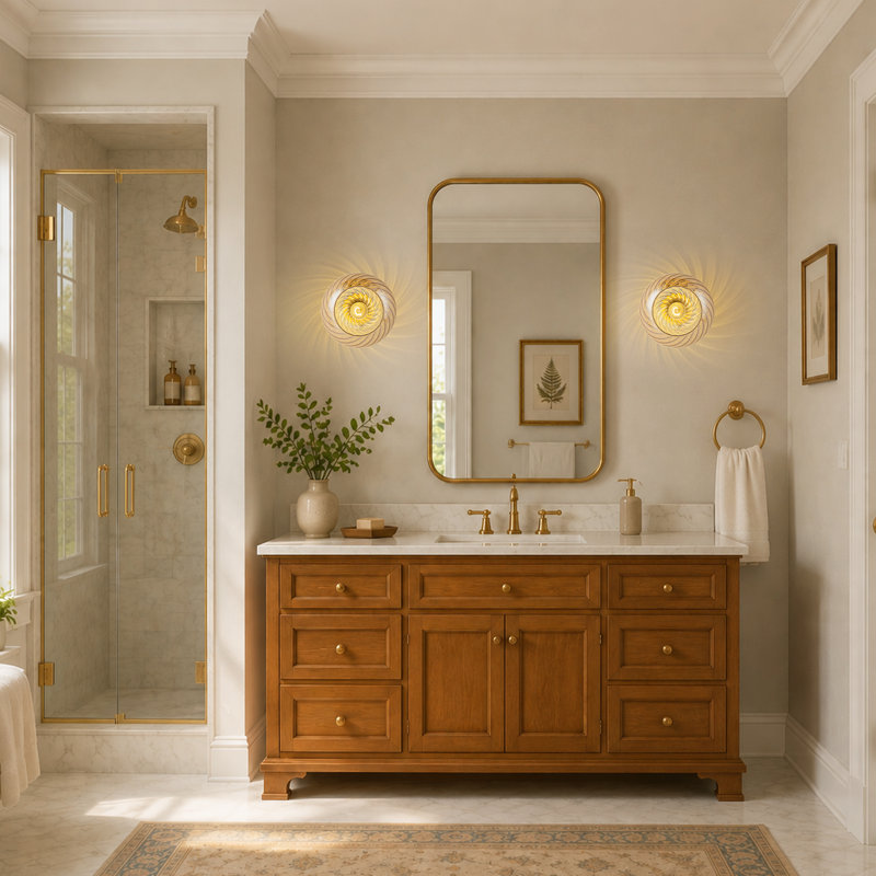 Plafonnier encastré 1 lumière Amberwyn Home