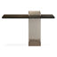 Console moderne en bois massif noir-519605975