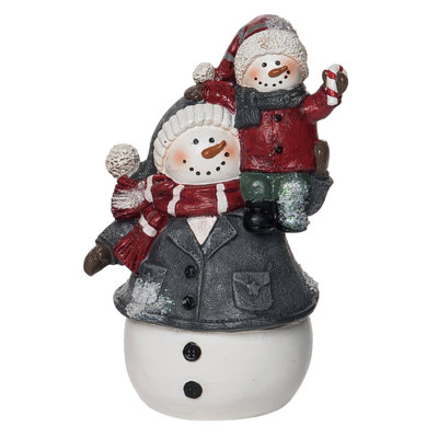 Figurine de bonhomme de neige matelassé