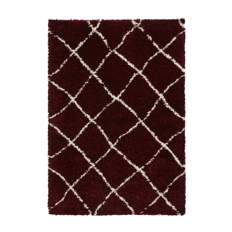 Glynis area rug Machine Woven Rectangle Red, Rectangle 160 x 220cm