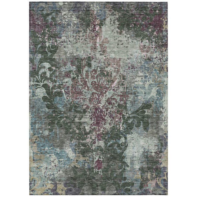 Colwart Damask Indoor / Outdoor Rug