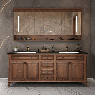American retro upscale bathroom cabinet