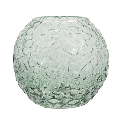 Structure de vase en verre 8 "x 7" H