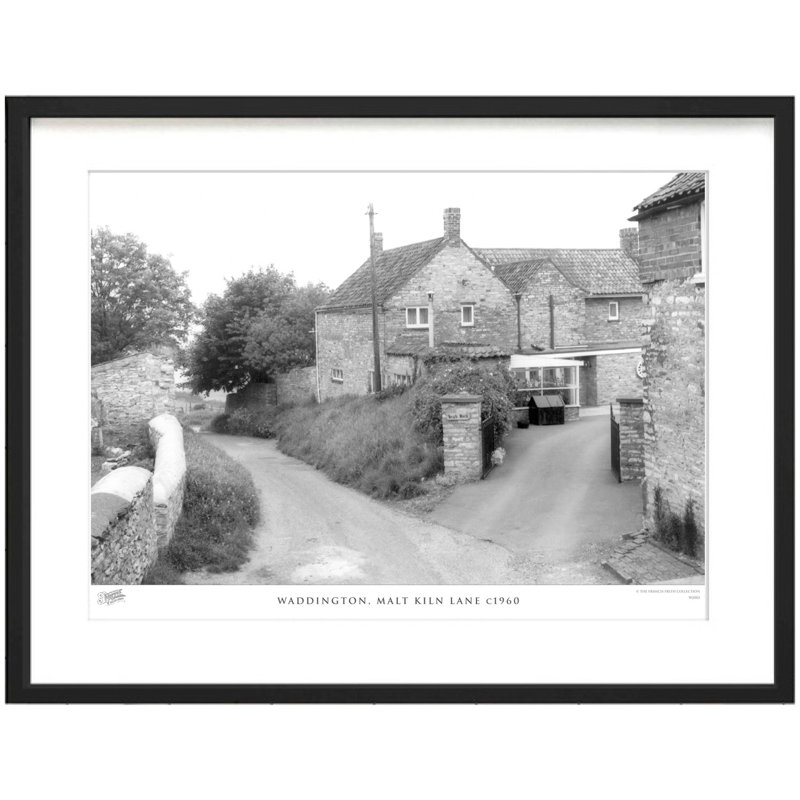 Waddington, Malt Kiln Lane C1960 by Francis Frith - Single Picture Frame Print, 40cm H x 50cm W x 2.3cm D