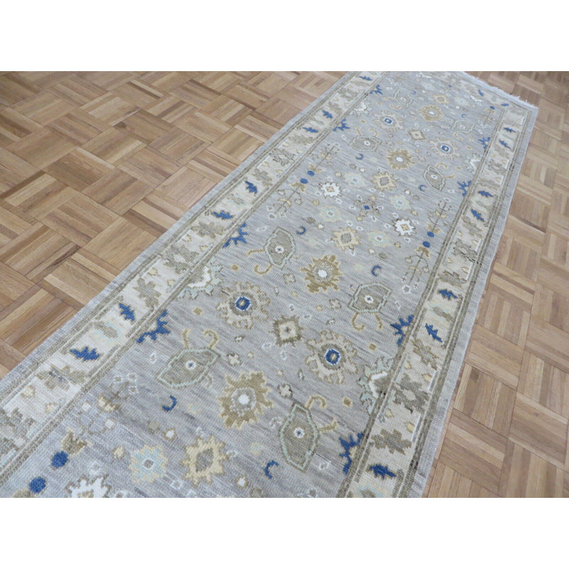 Tapis unique gris clair de 3 pi x 20 pi 1 po