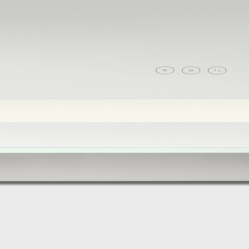 Jahon Rectangle Frameless Anti-Fog Wall Mirror, 36" x 48"