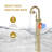Freestanding Tub Faucet, 1 Handle Floor Mounted Waterfall Tub Filler with Diverter-106895456