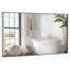 Miroir de salle de bain rectangulaire surdimensionné