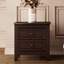 2 Mid Century Retro Bedside Table For Bedroom. Dark Walnut. , Ample Storage, Easy Assembly Bedroom Nightstand. Walnut Classic Design Table. , Space Saving, To Put Together