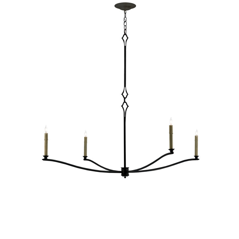 Knole 4 - Light Dimmable Classic / Traditional Chandelier