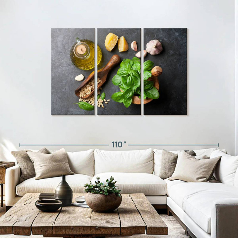 Yarlin Making Pesto, 48" H x 74" W