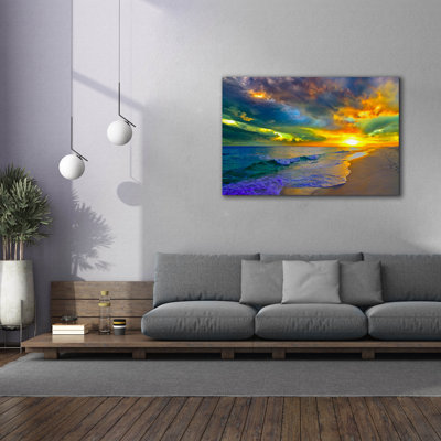 'Beautiful Landscape Photo Beautiful Sunset Sea' by Ezra Tanner, Canvas Wal Art