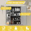 Armoire de salle de bain avec miroir et amplement de tablettes de rangement-1851266352