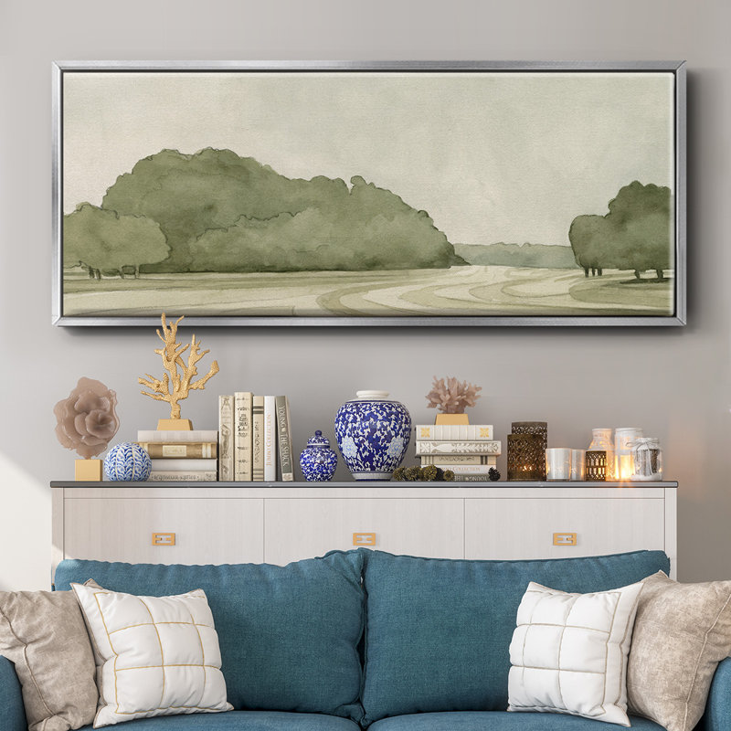 On Course I- Framed Canvas