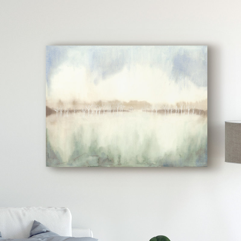«Mid Morning Mist I» par Grace Popp, reproduction sur toile, H 35 po x l 47 po x P 2 po