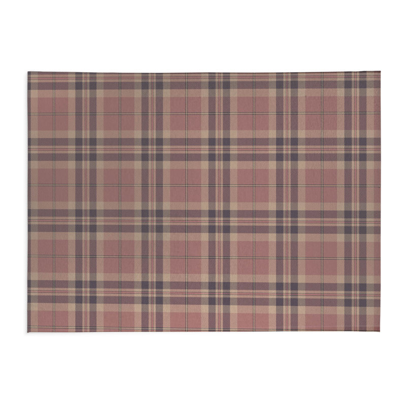 Tapis de bureau léger Vinny, L 7 pi x L 5 pi, Rose, mauve