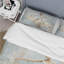 Ensemble de housse de couette beige et minimalisme beige en microfibre de polyester-110397462