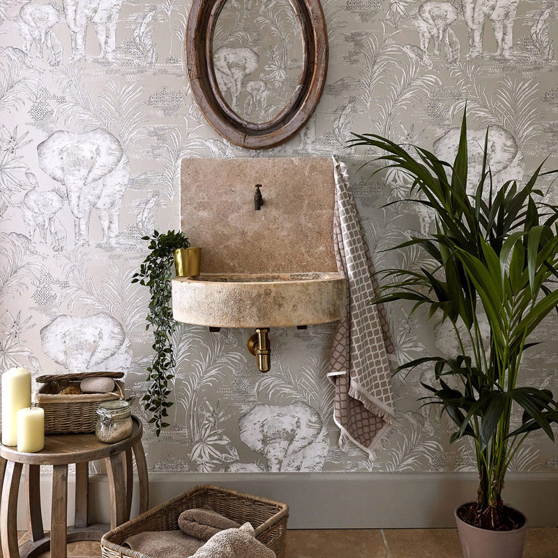 Kinabalu Wallpaper, Silver