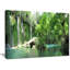 «Waterfall Cascade in Deep Forest», reproduction de photo sur toile tendue-20879648