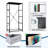 4 Drawer Dresser for Bedroom, Narrow Chest of Drawers, Wooden Top and Study Iron Frame 18"x37.5"-(WxH)