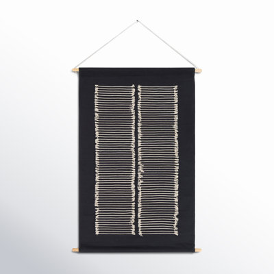 Cotton Hand-Woven Abstract Wall Hanging
