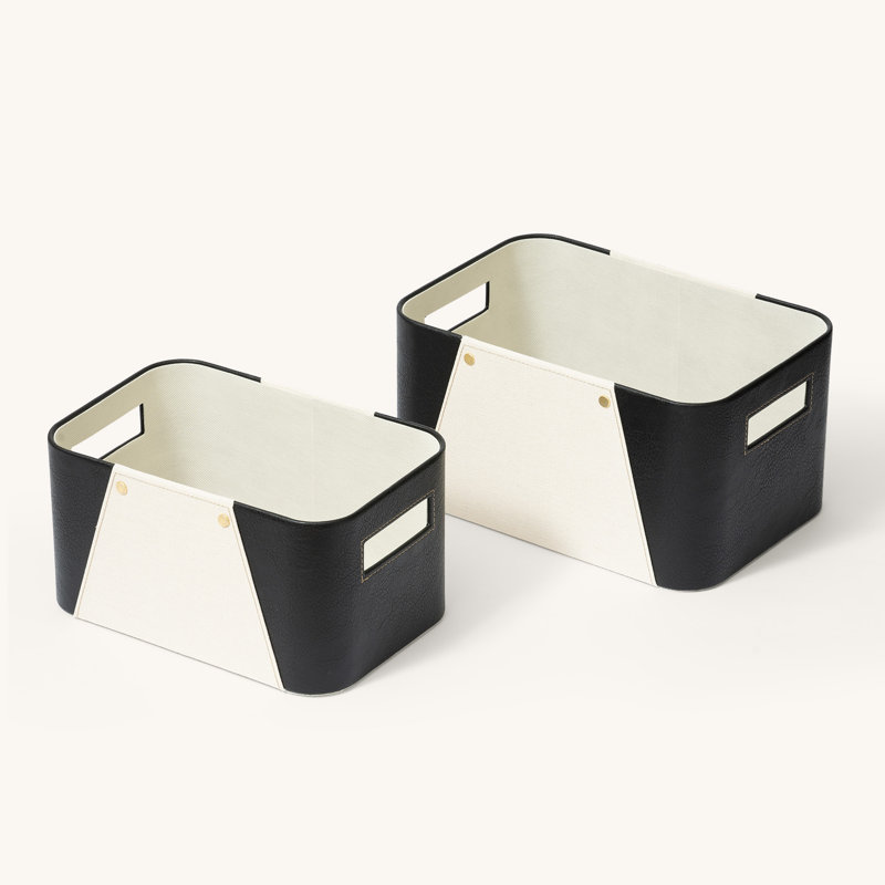 Paniers de rangement pour l'organisation, paquet de 2