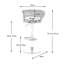 Ahnyla Swivel Upholstered Adjustable Height Counter Stool-505702982