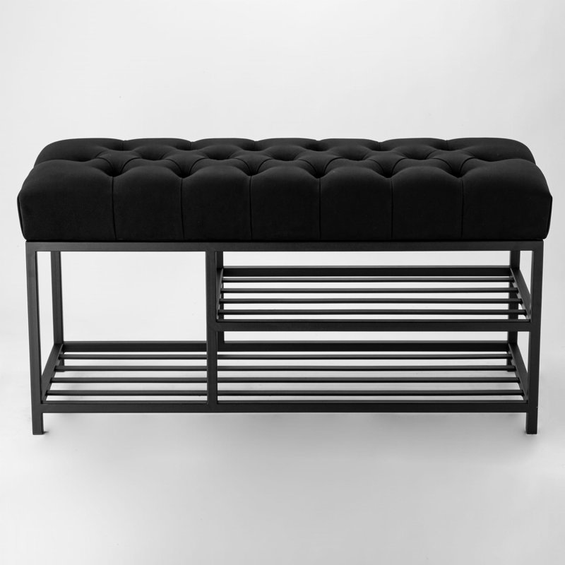 Avaeah Upholstered Storage Bench, 45cm H x 60 cm W x 30cm D
