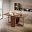 Mid-Century Solid Wood Folding Dining Set, Table With 4 Chairs, Available In 130Cm