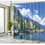 Rideau de douche simple italie paysage of lake como-22030224