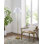 Lampe sur pied en laiton 62 po Hiram