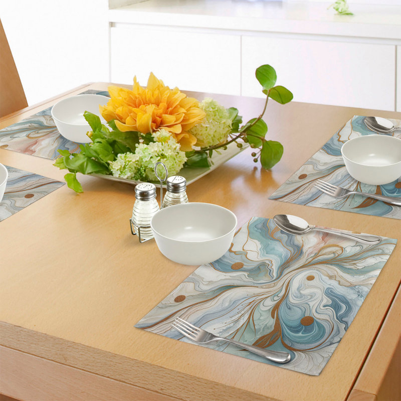 Ensemble de 4 napperons Ambesonne Modern