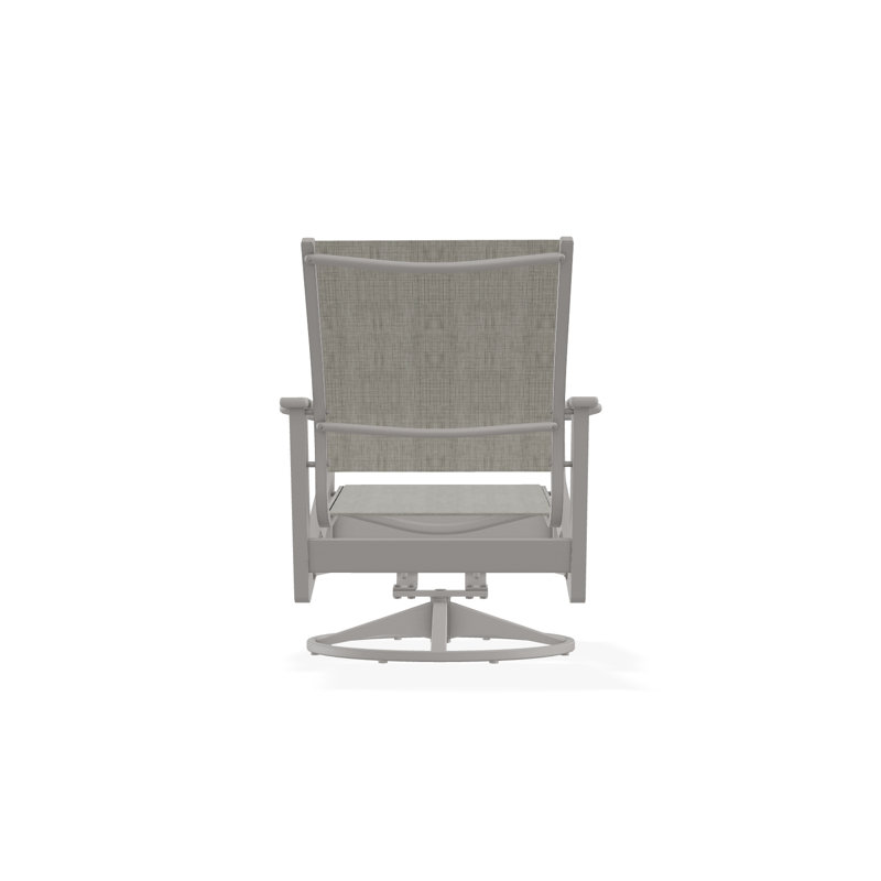 Wexler Outdoor Swivel Lounge Chair, Deacon, Warm Gray