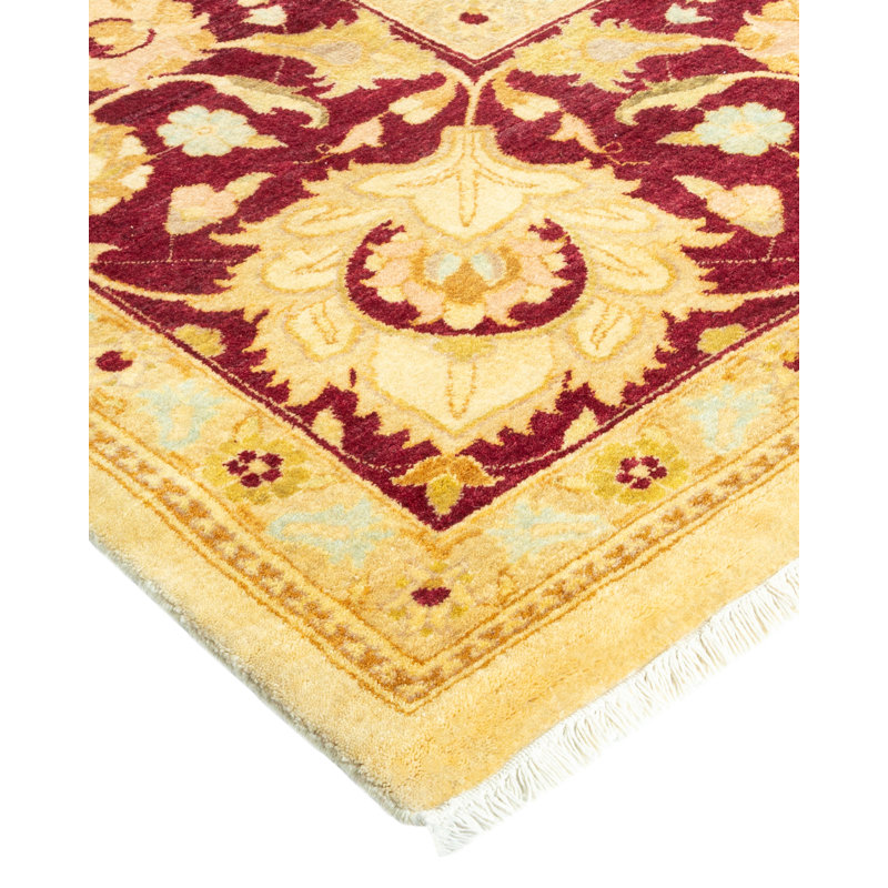 Classic One-of-a-Kind 9' 1" x 11' 10" Hand Knotted Area Rug