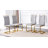 Rheese Modern Faux Leather Cantilever Dining Chairs with Metal Base and Top Handle-1847051813-1818593101-1847051814