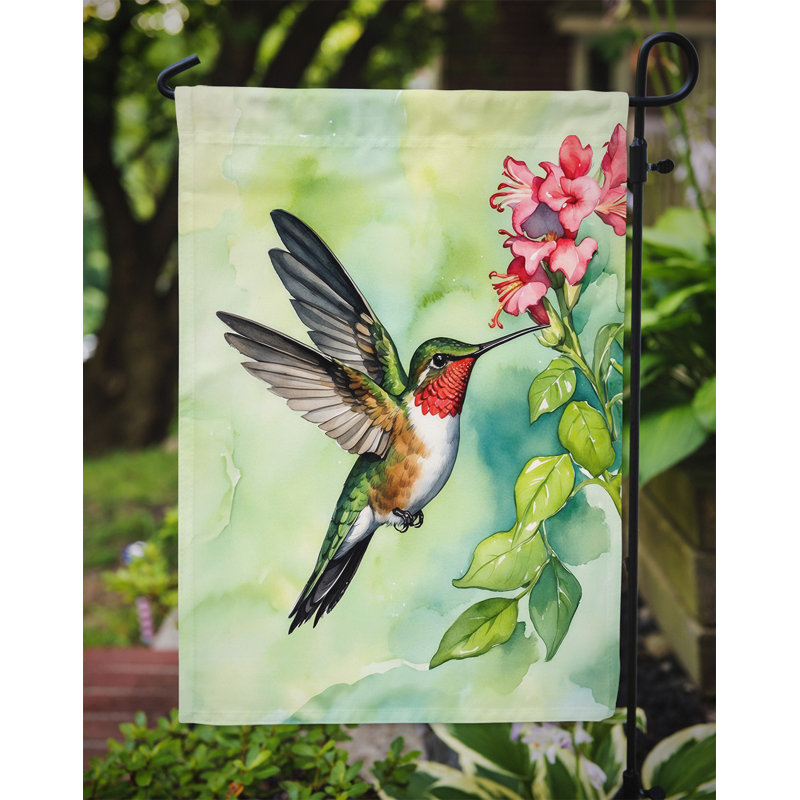 Garden Flag, Rubythroated Hummingbird