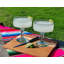 Latitude Run - Verres mexicains soufflés à la main - Verres à margarita naturels / transparents (16 oz)