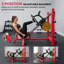 SPORTNOW Leg Press Machine with Wheels and Calf Block for Home Gym 455KG
