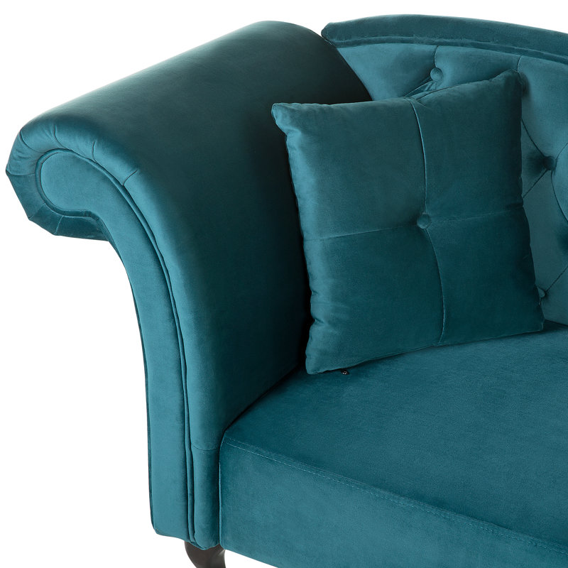 Alline Chaise Lounge, Left Hand Facing, Blue